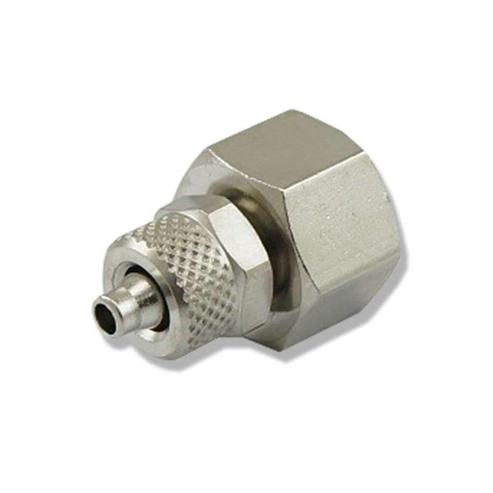 CO2 Nippel 1/4" med klemmutter