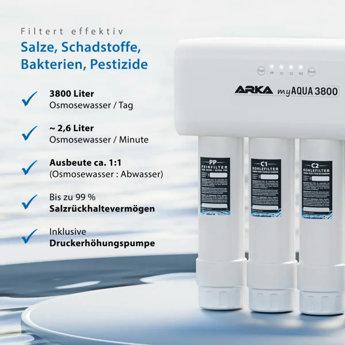 ARKA myAQUA® 3800 osmosis system