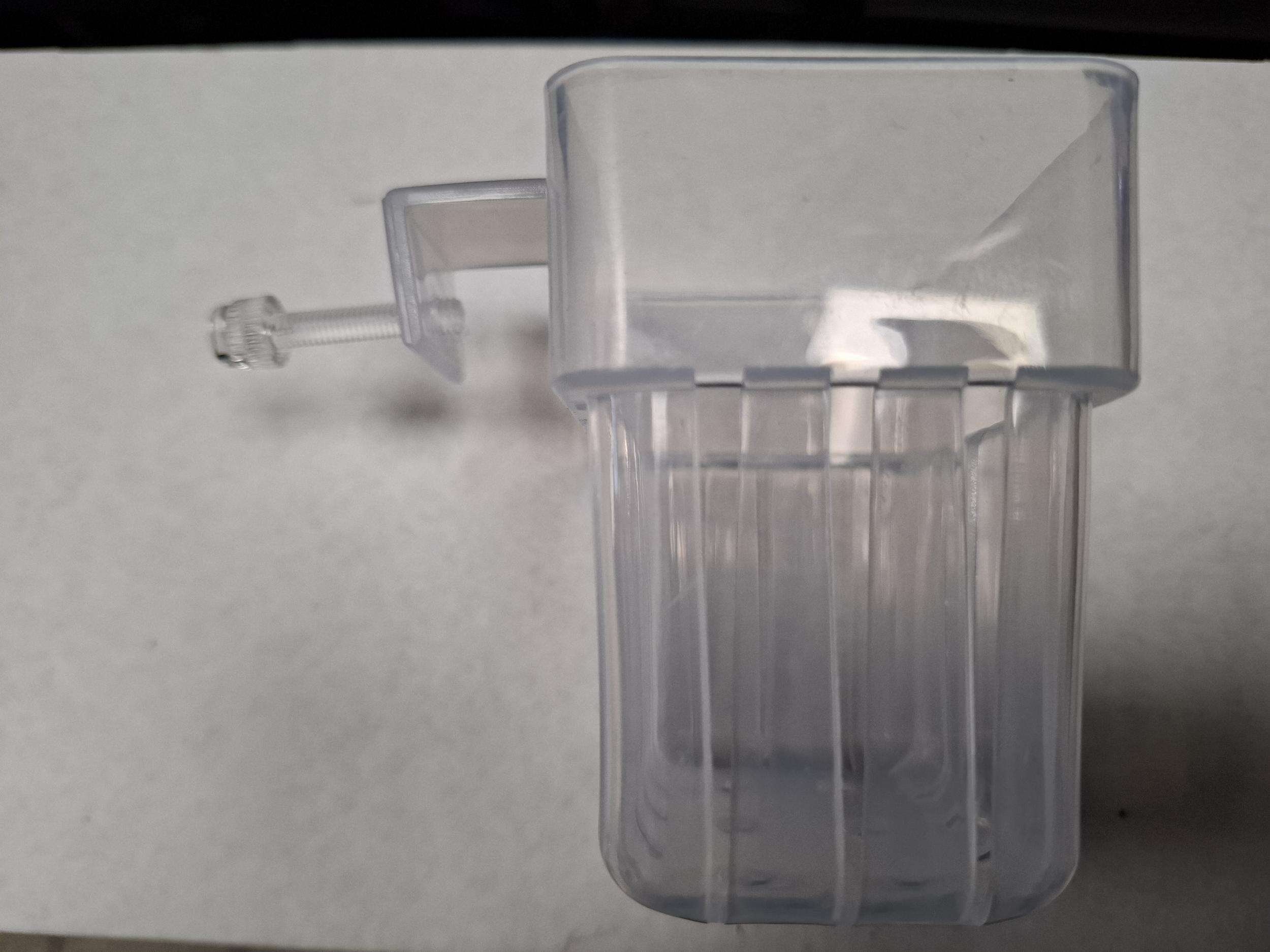 Plantekurv i klar plast 7,5x5,5cm