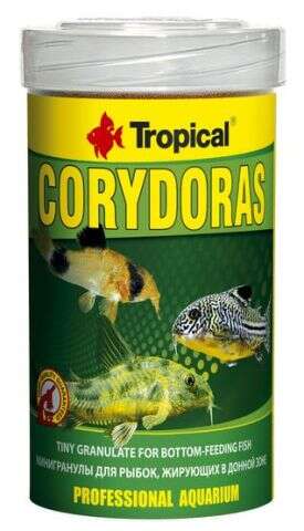 Tropisk Corydoras granulat 250 ml